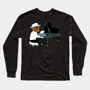 The piano part in a jazz quartet Long Sleeve T-Shirt